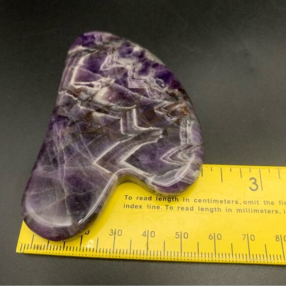 NEW Amethyst Gua Sha Facial Massage Tool - Picture 6 of 6